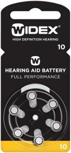 Widex baterie do naslouchadel