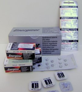 Energizer hodinkové, lithiové a speciální baterie