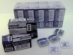 Maxell hodinkové a lithiové baterie